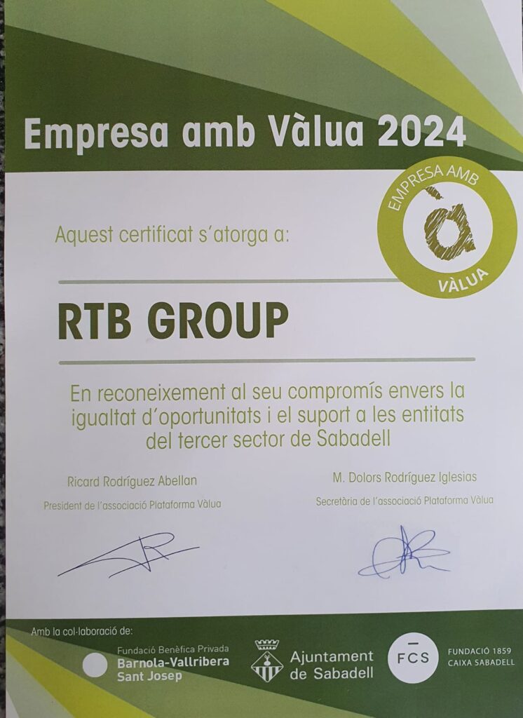 Diploma del reconocimiento.